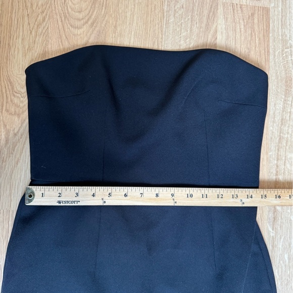 SAFIYAA Rowan Black Ostrich Feather-Trimmed Short Dress Size US 8 $1925 NWT - Picture 11 of 12